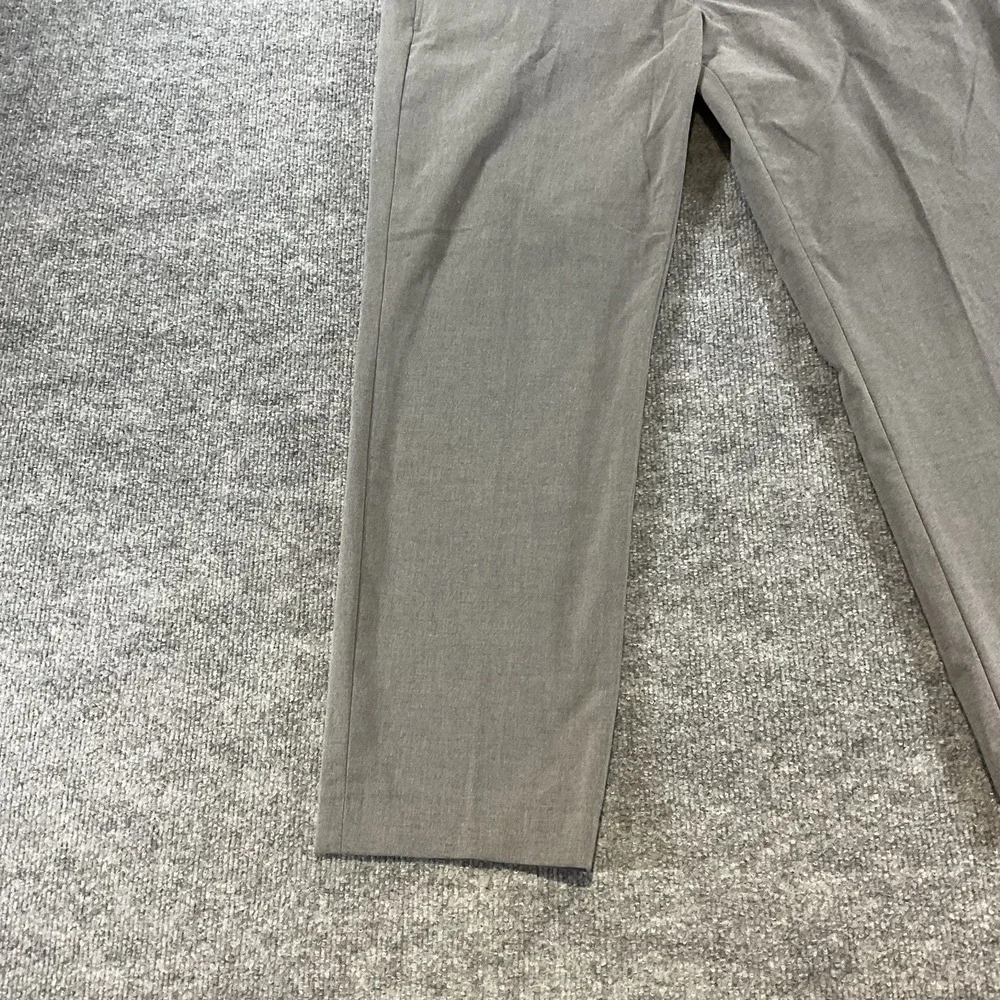 Lauren Ralph Lauren Black Label Dress Pants 36x30 Gray Flat Front Wool Blend Men
